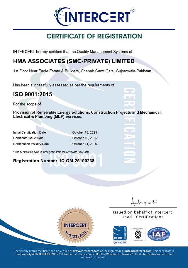 ISO 9001:2015 Quality Management Systems Certification