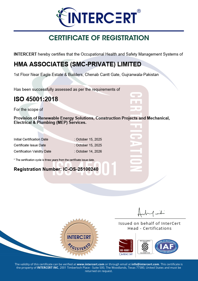 ISO 45001:2018 Occupational Health & Safety Certification